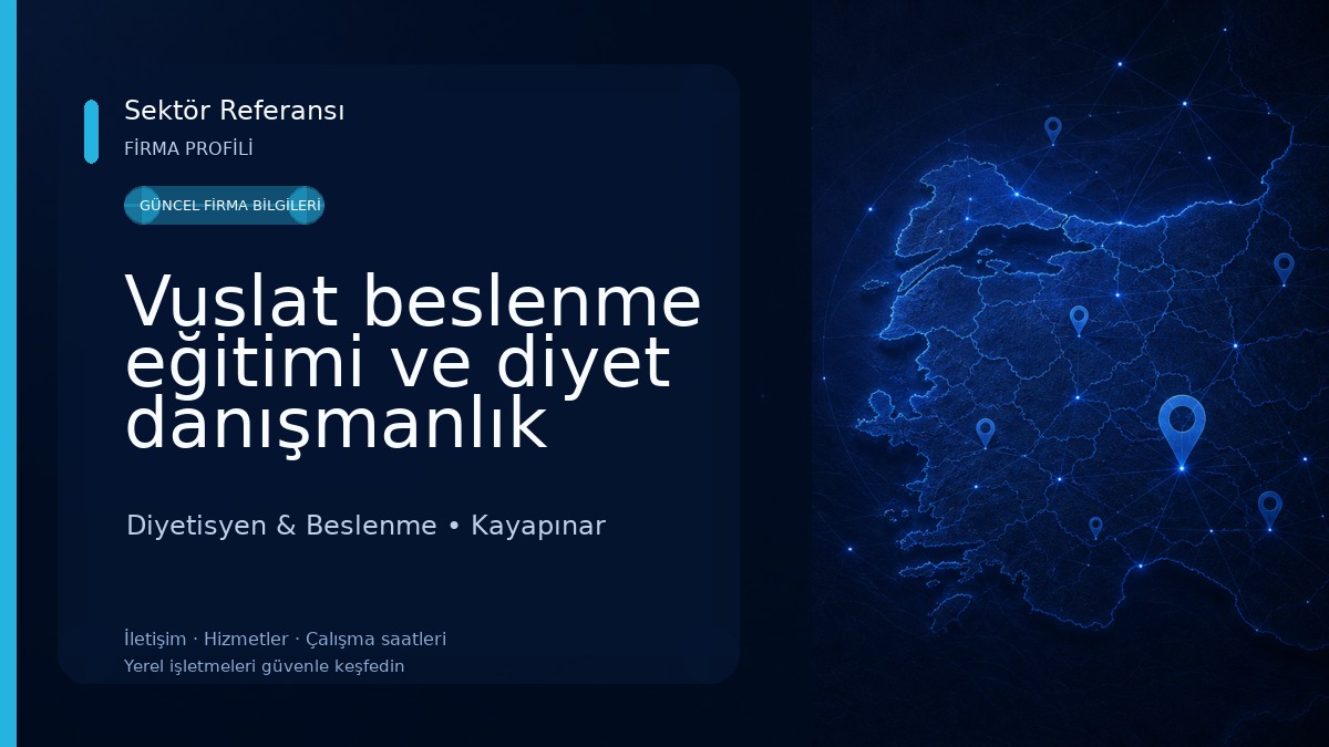Vuslat beslenme eğitimi ve diyet danışmanlık merkezi Diyetisyen & Beslenme